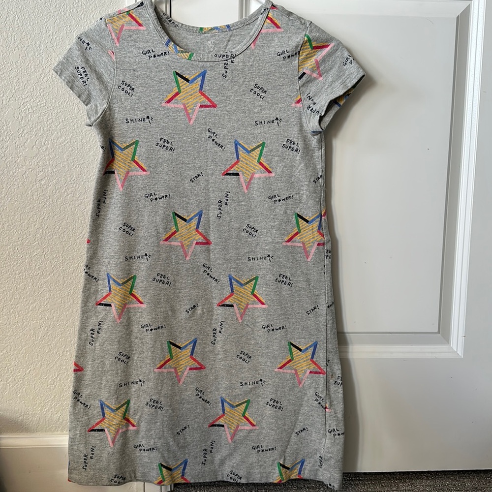 Gap Kids Star T Shirt Dress (size XL)